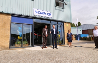Michael opening a showroom