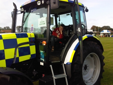 Dorset Police tractor